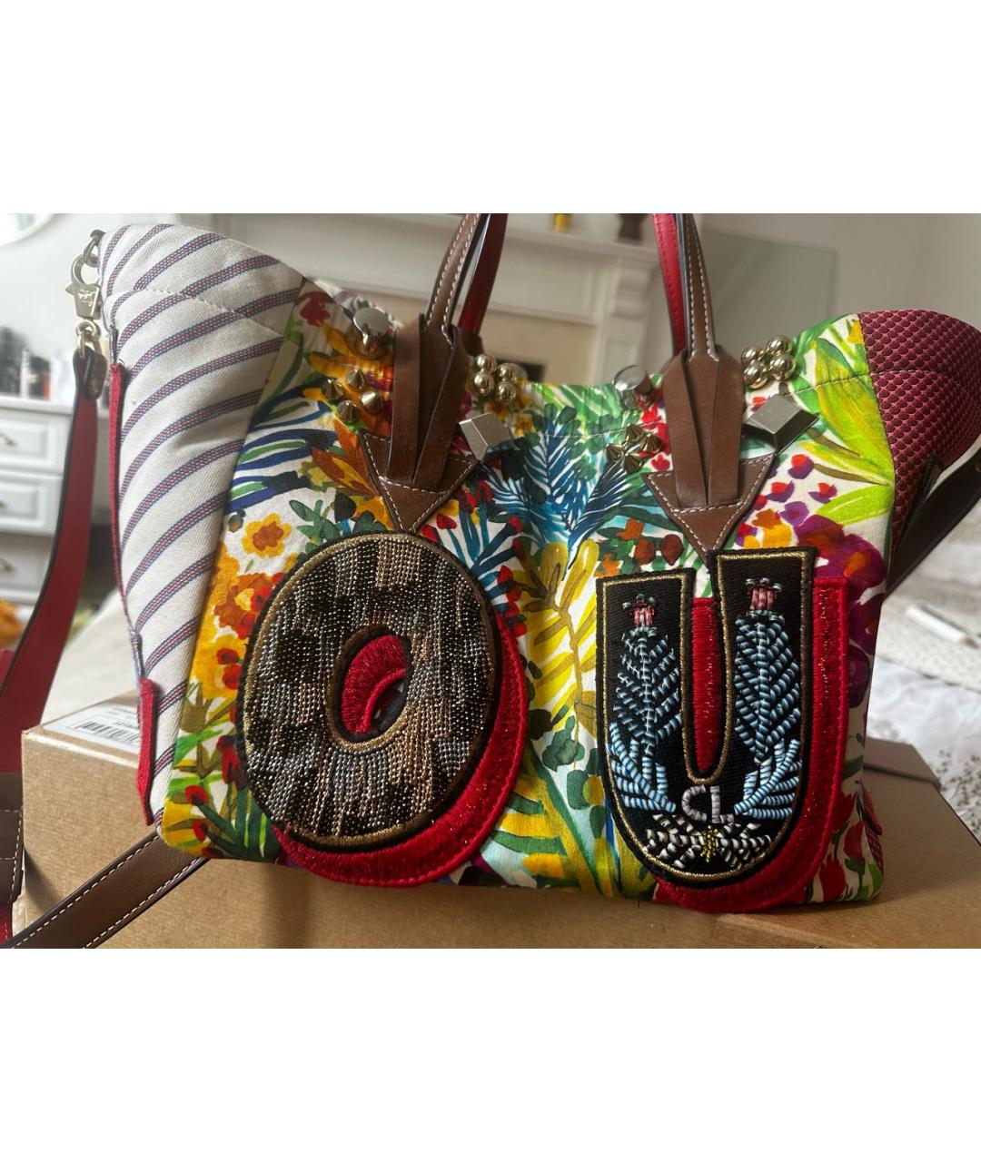 CHRISTIAN LOUBOUTIN Мульти канва сумка тоут, фото 8