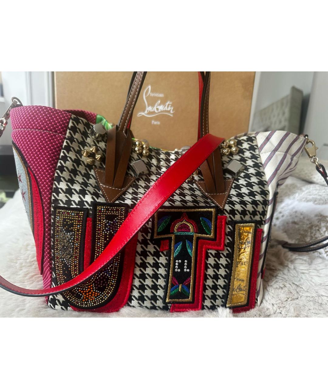 CHRISTIAN LOUBOUTIN Мульти канва сумка тоут, фото 2