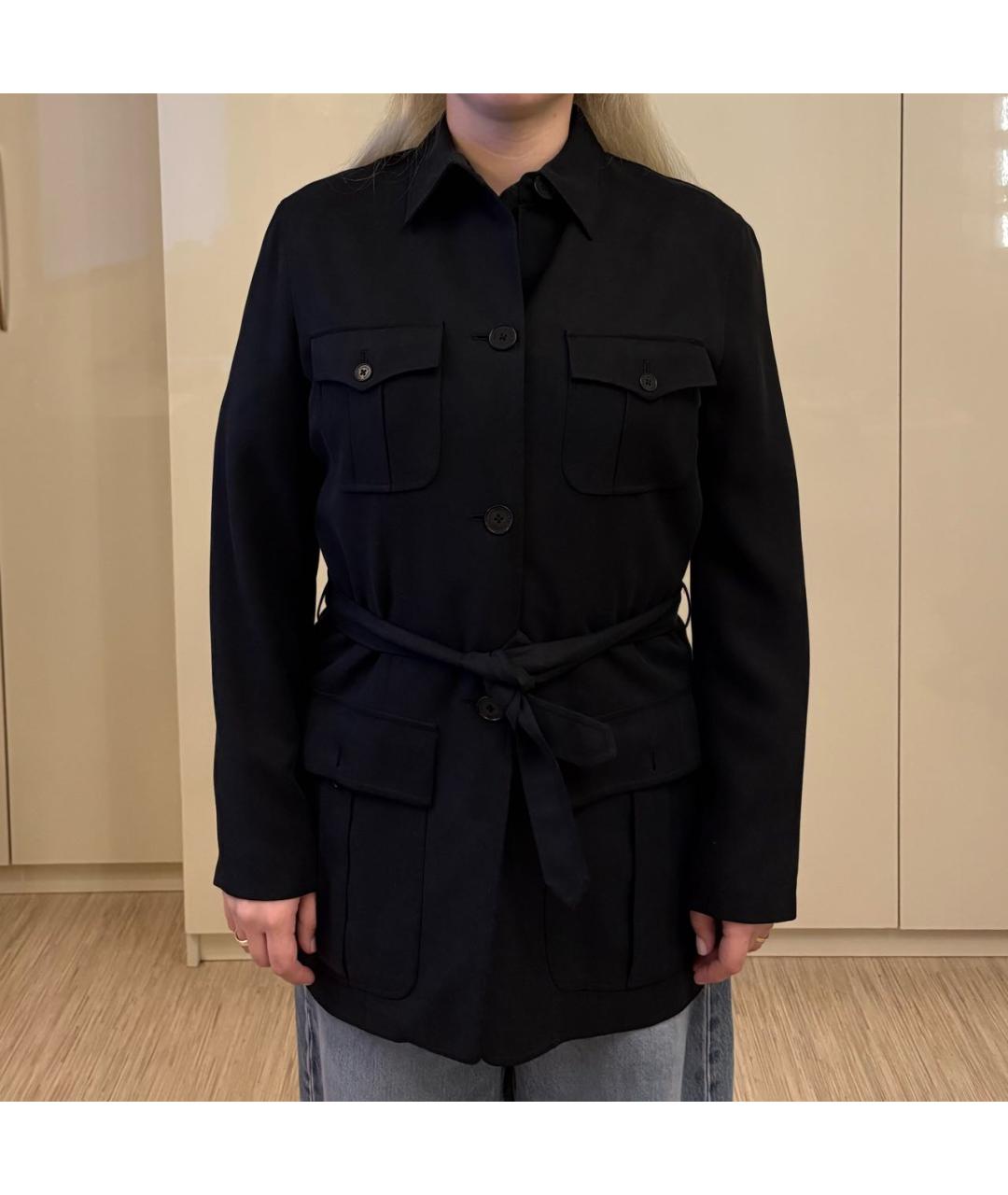 RALPH LAUREN Черный тренч/плащ, фото 4