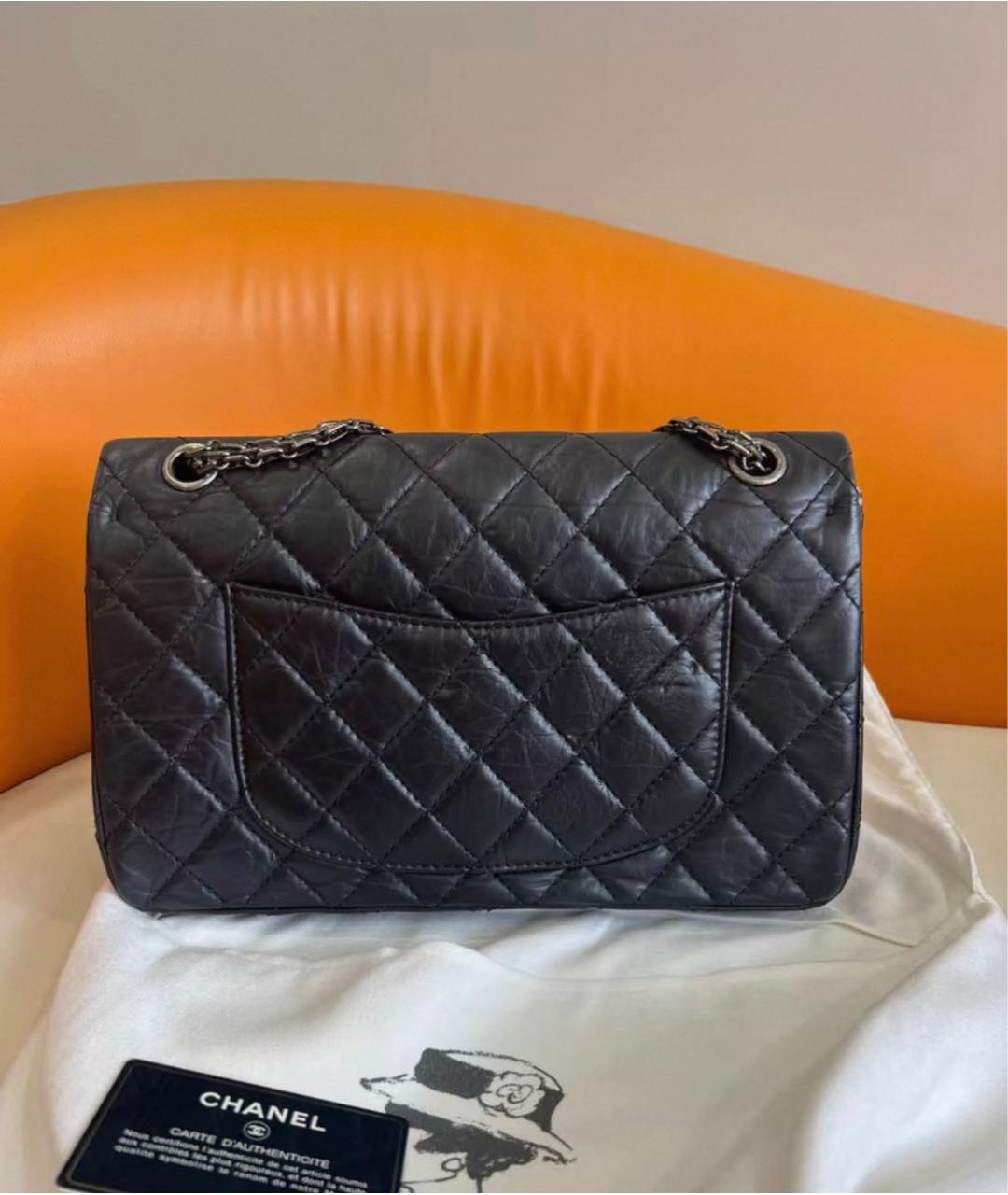 CHANEL Черная кожаная сумка через плечо, фото 4