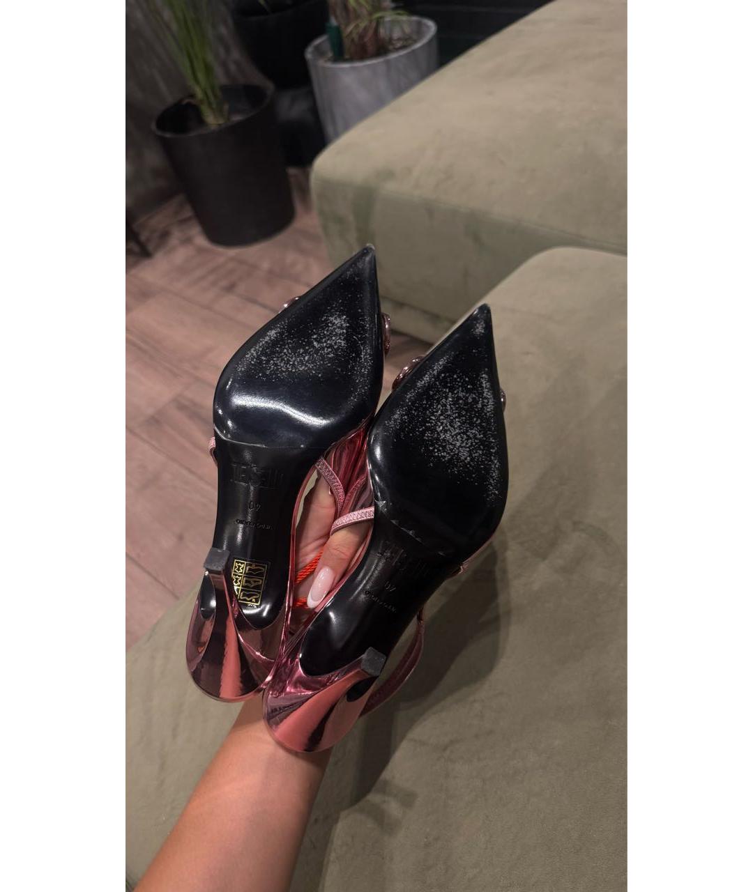 DIESEL Розовые босоножки, фото 6