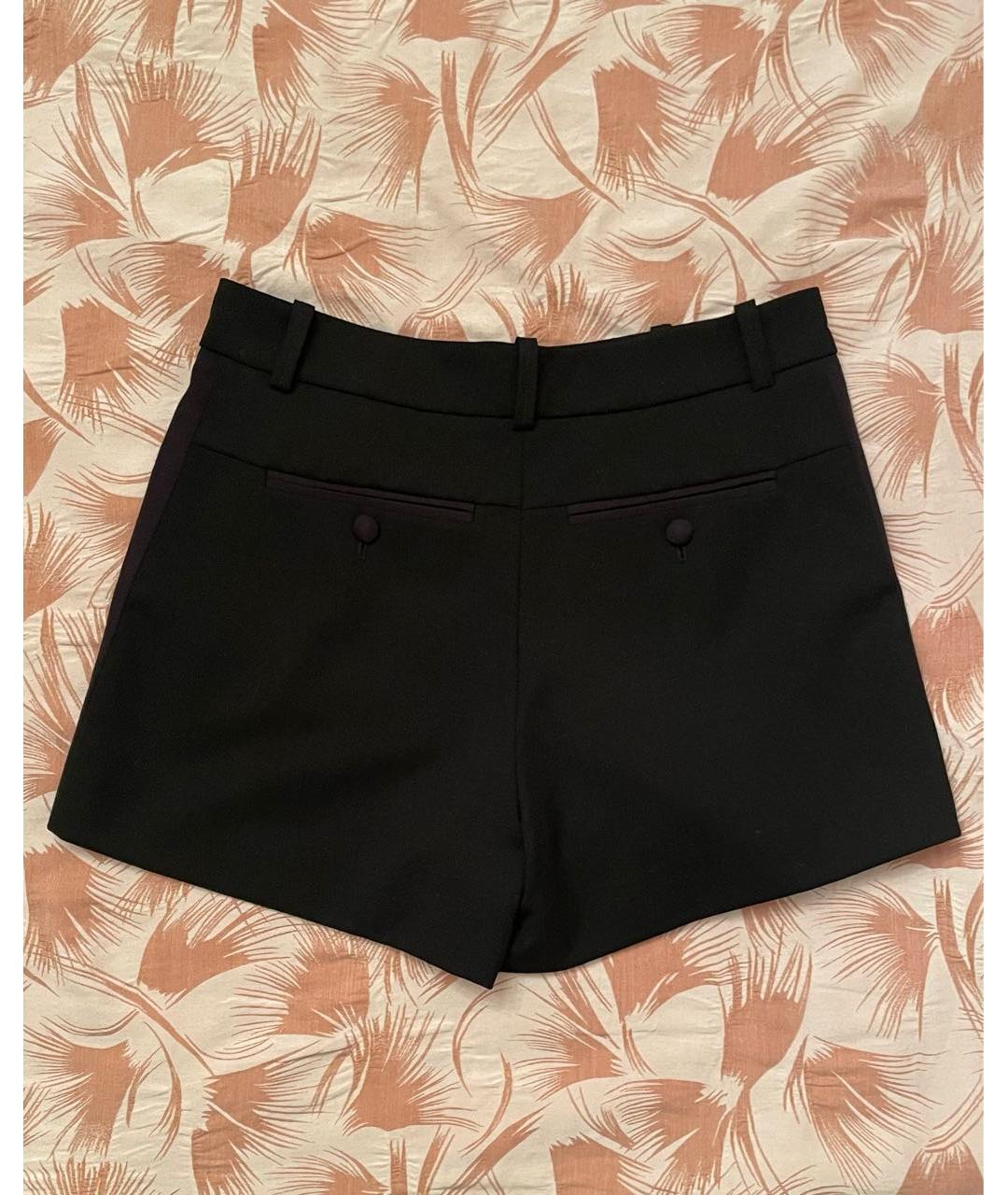 ZADIG & VOLTAIRE Черные полиэстеровые шорты, фото 2
