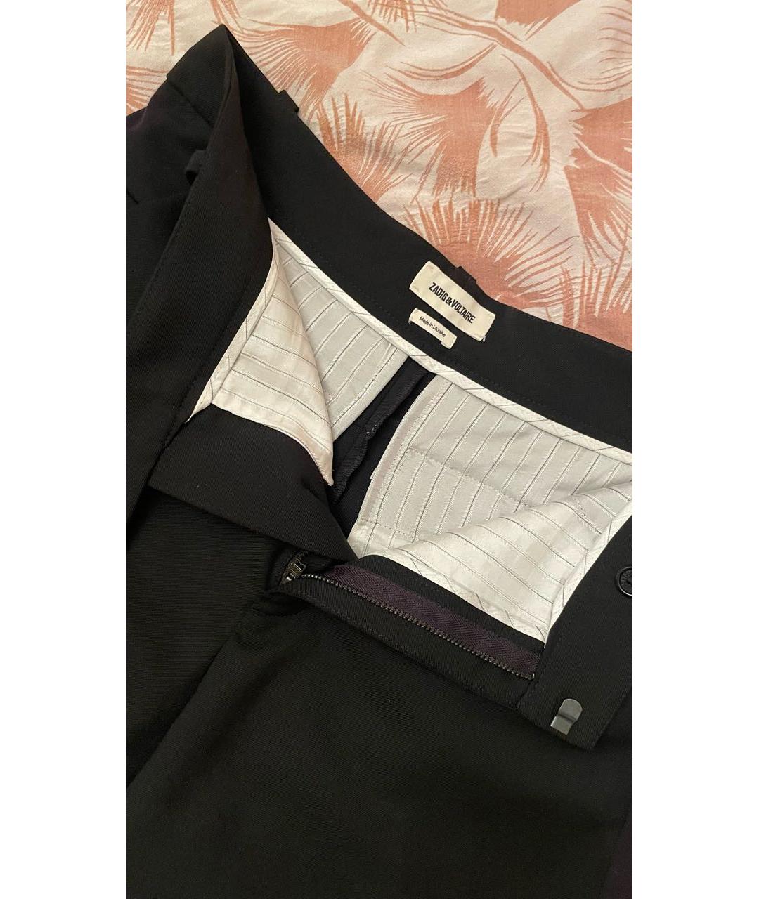 ZADIG & VOLTAIRE Черные полиэстеровые шорты, фото 3