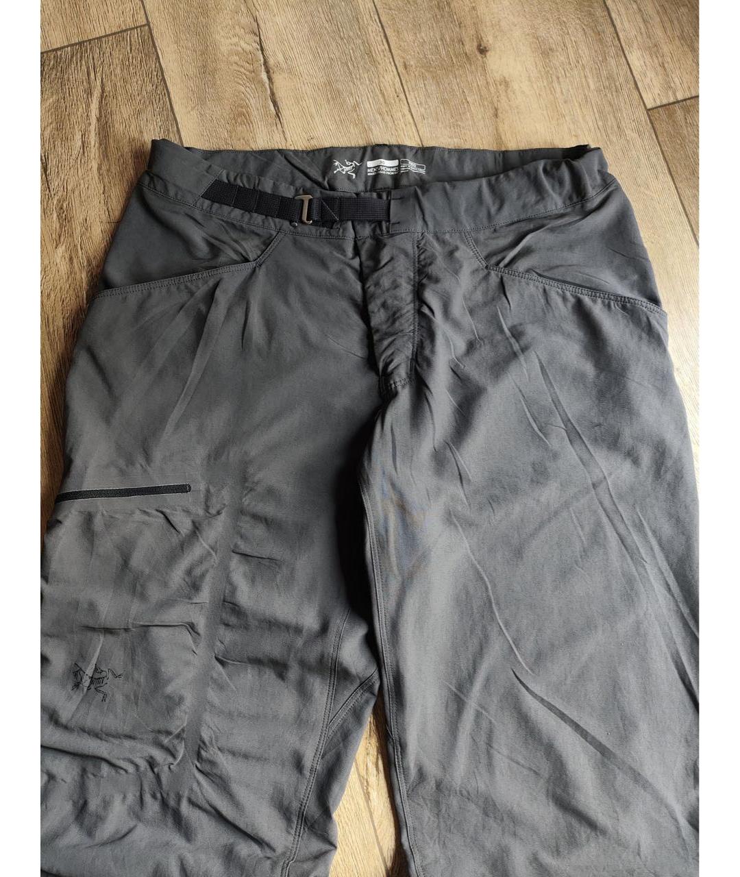 ARCTERYX Серые полиэстеровые повседневные брюки, фото 2