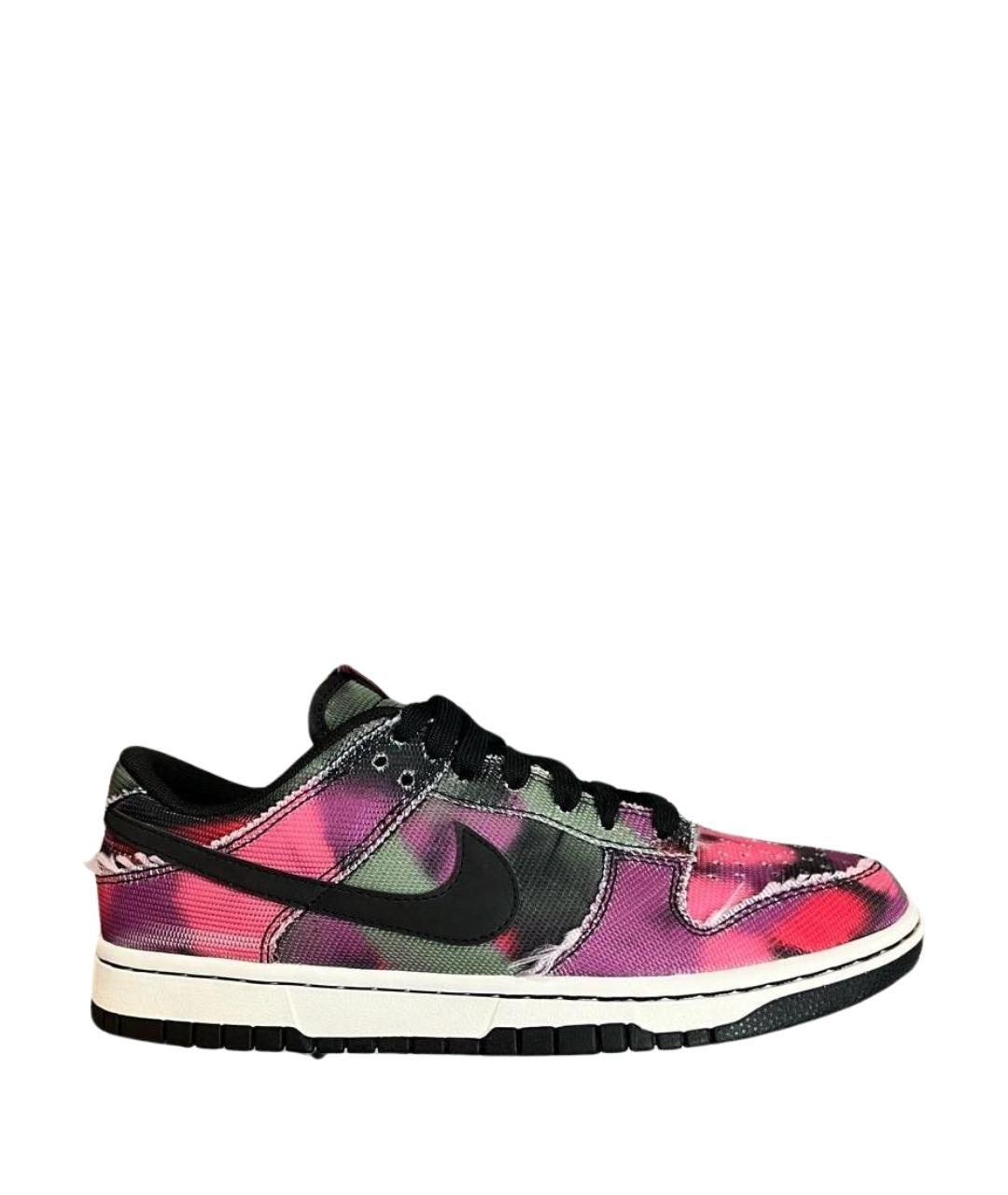 NIKE Мульти текстильные низкие кроссовки / кеды, фото 1