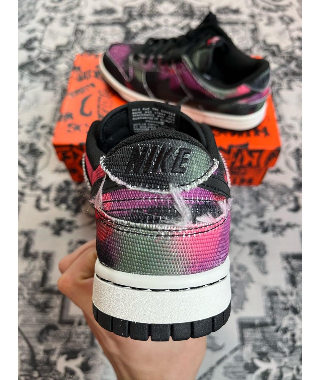 NIKE Мульти текстильные низкие кроссовки / кеды, фото 5