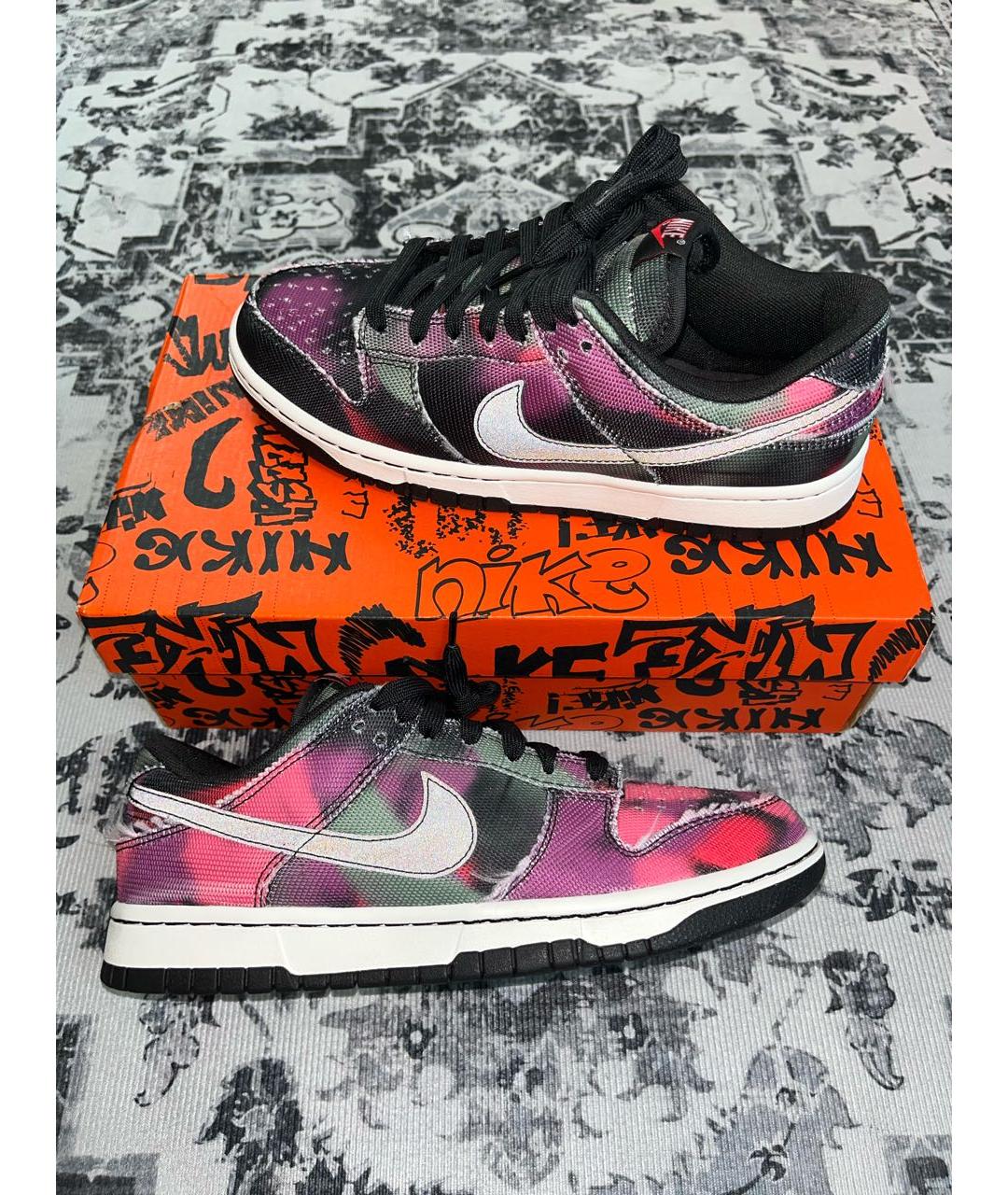 NIKE Мульти текстильные низкие кроссовки / кеды, фото 6