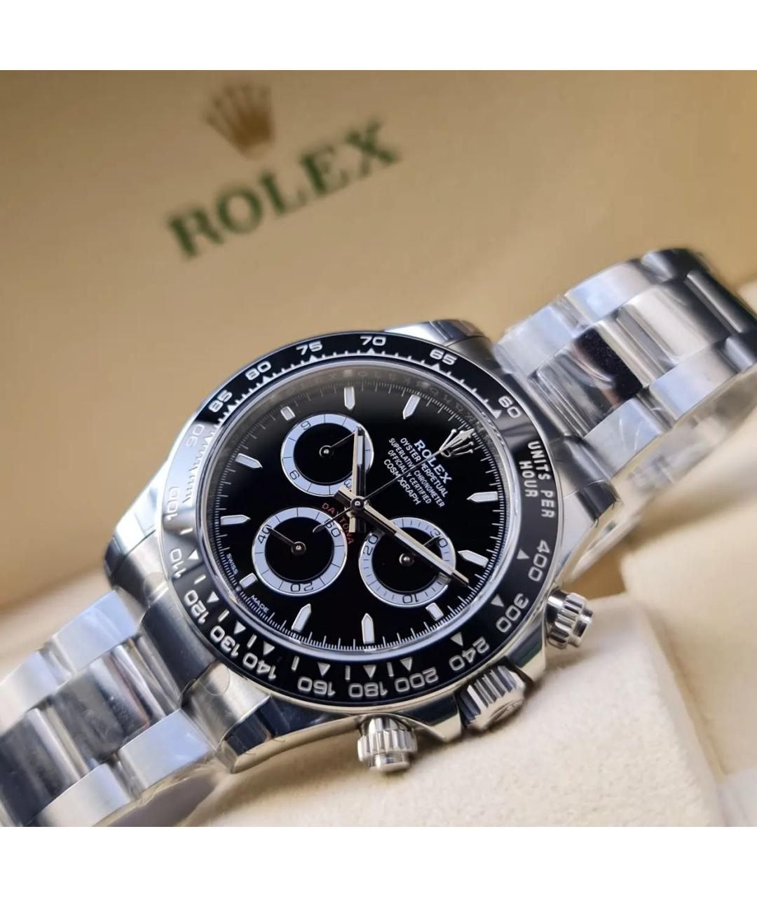 ROLEX Черные часы, фото 5