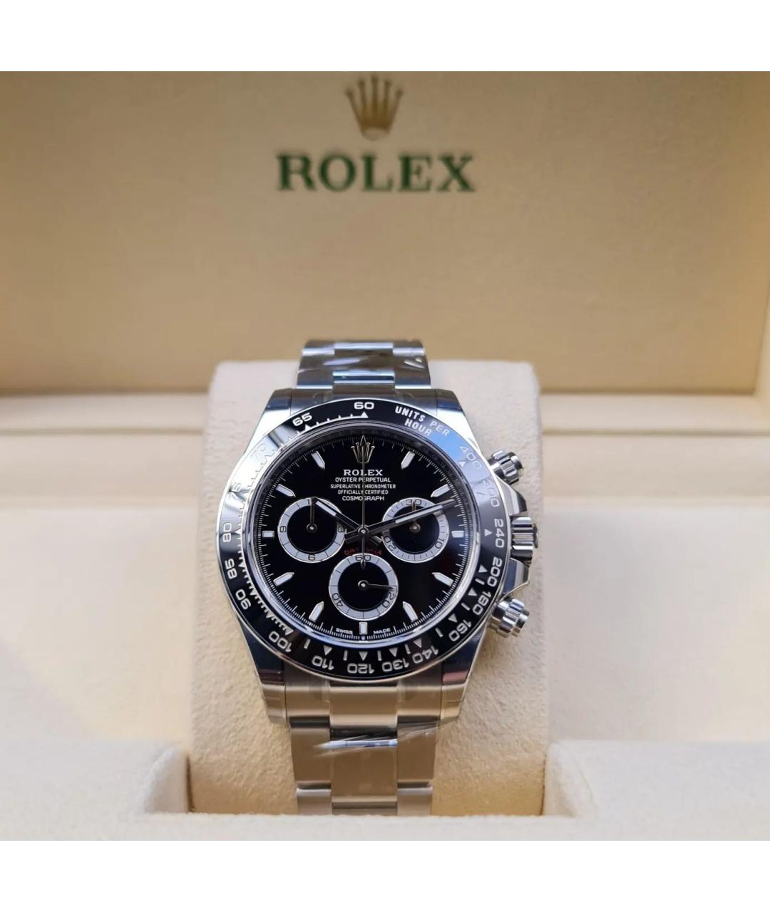 ROLEX Черные часы, фото 2