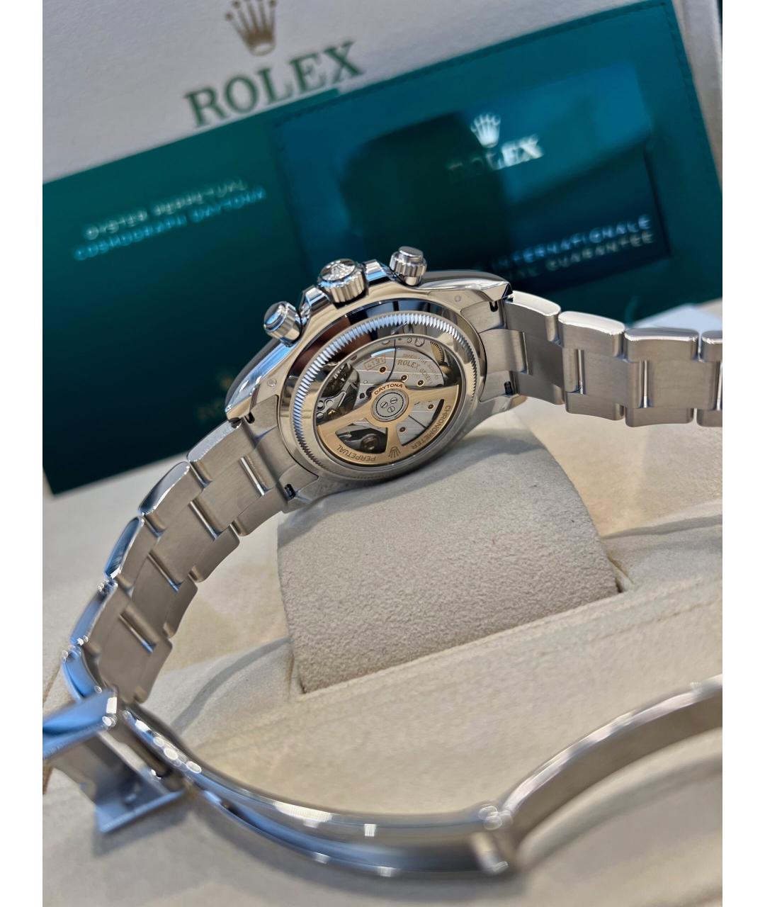 ROLEX Голубые платиновые часы, фото 5