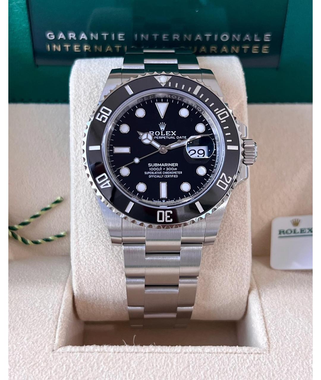 ROLEX Черные часы, фото 2