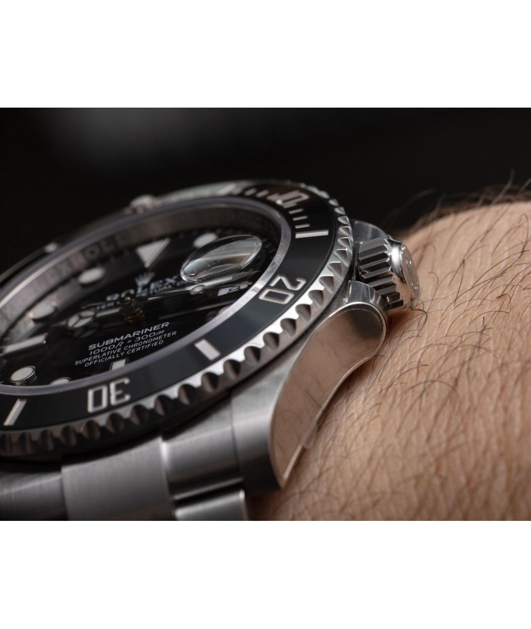 ROLEX Черные часы, фото 8