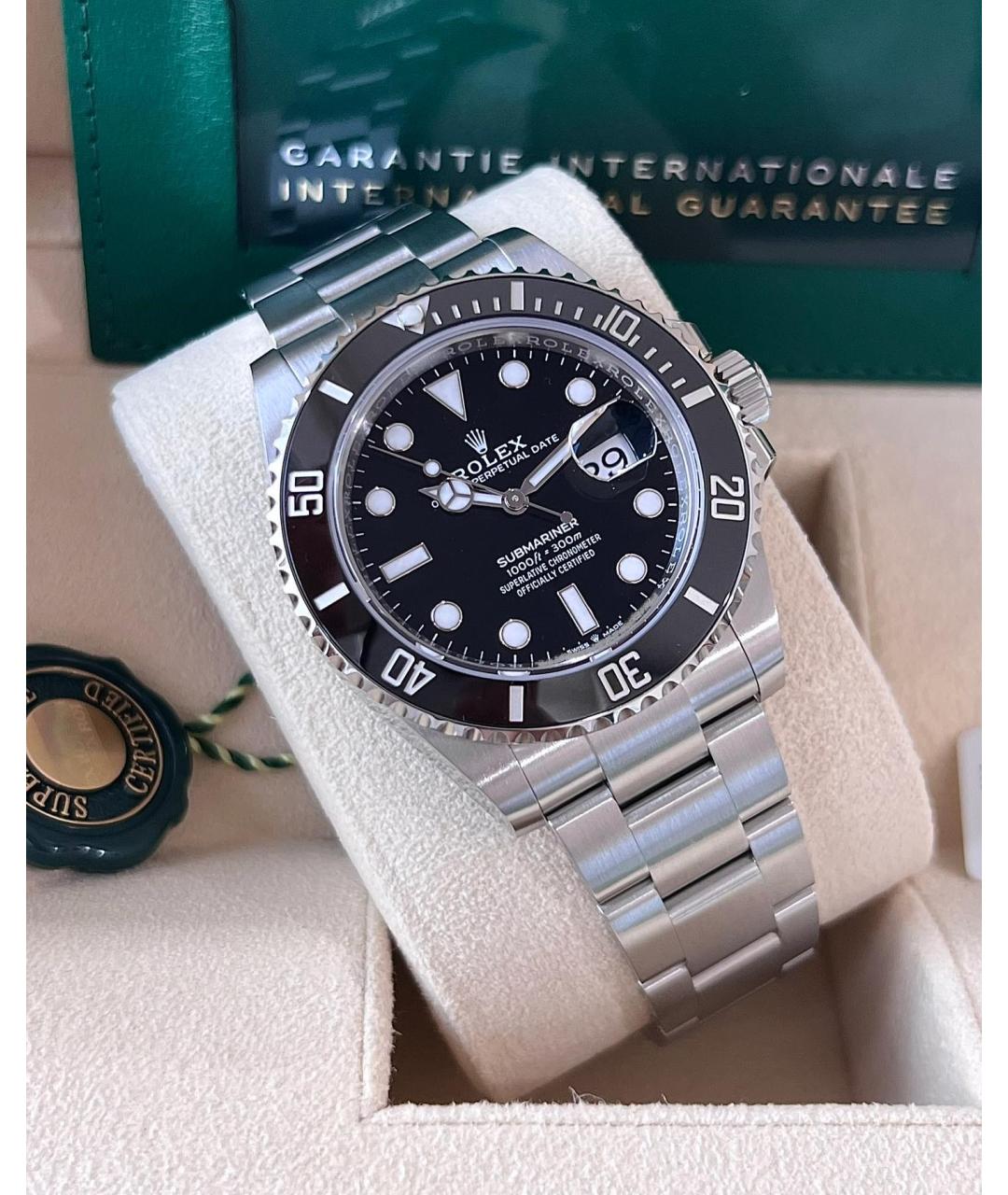 ROLEX Черные часы, фото 3
