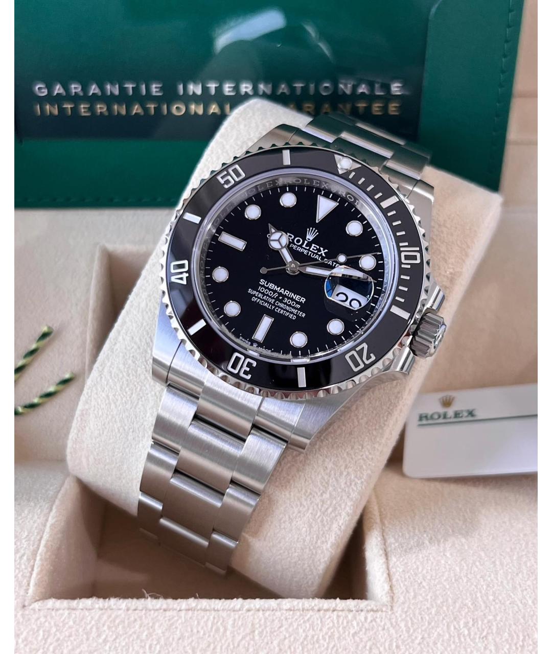 ROLEX Черные часы, фото 4