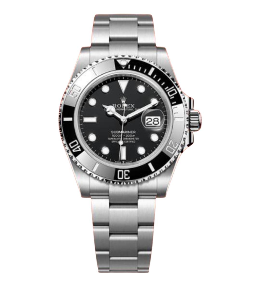 ROLEX Черные часы, фото 1