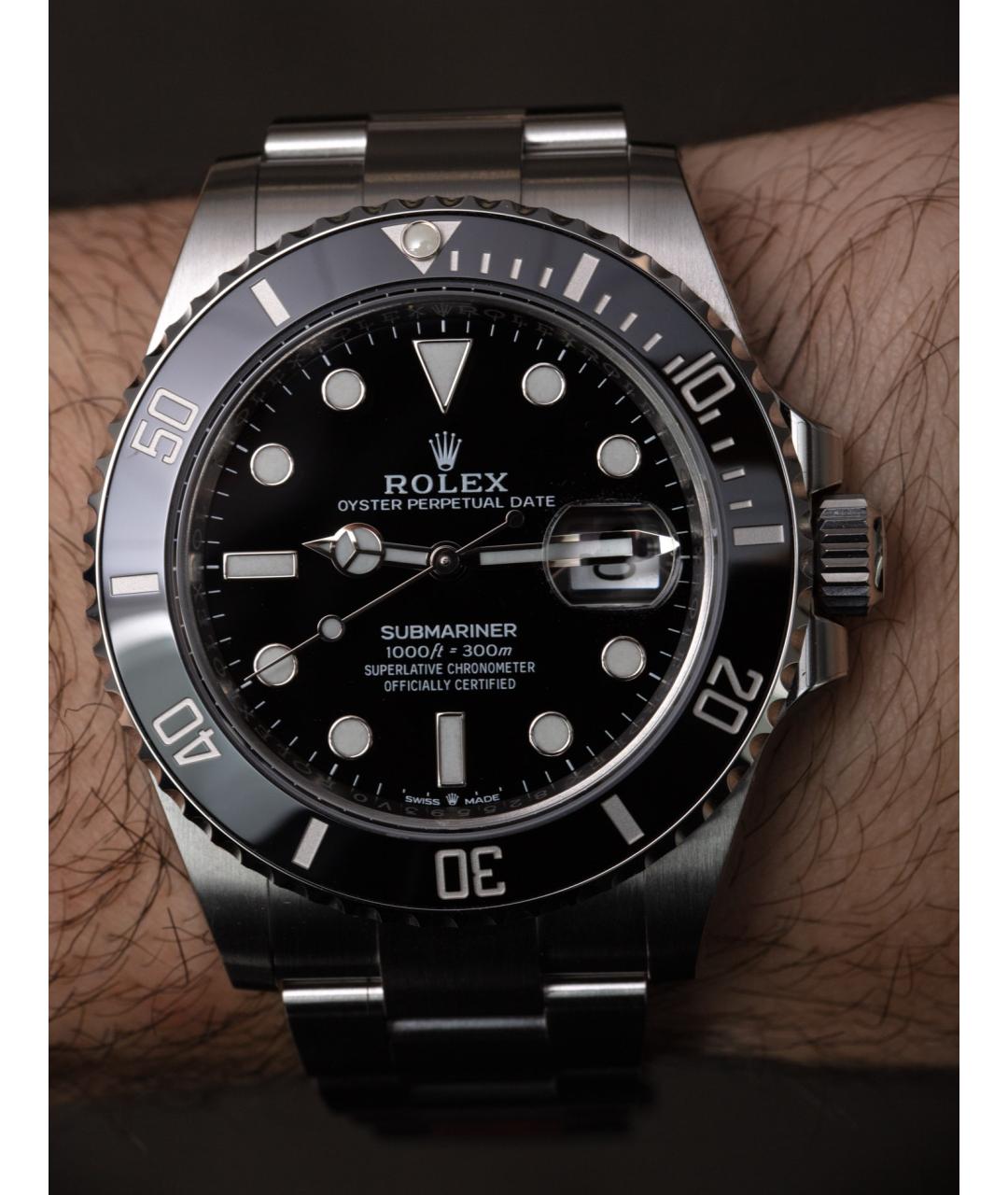 ROLEX Черные часы, фото 6