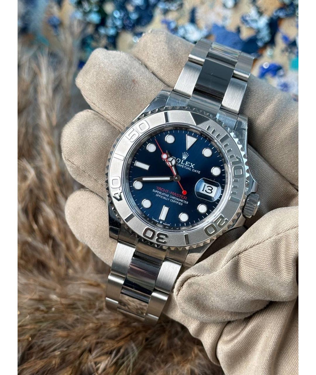 ROLEX Синие часы, фото 2