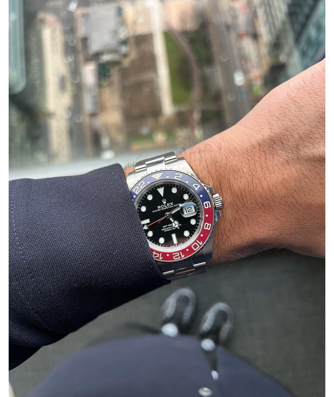 ROLEX Черные часы, фото 4