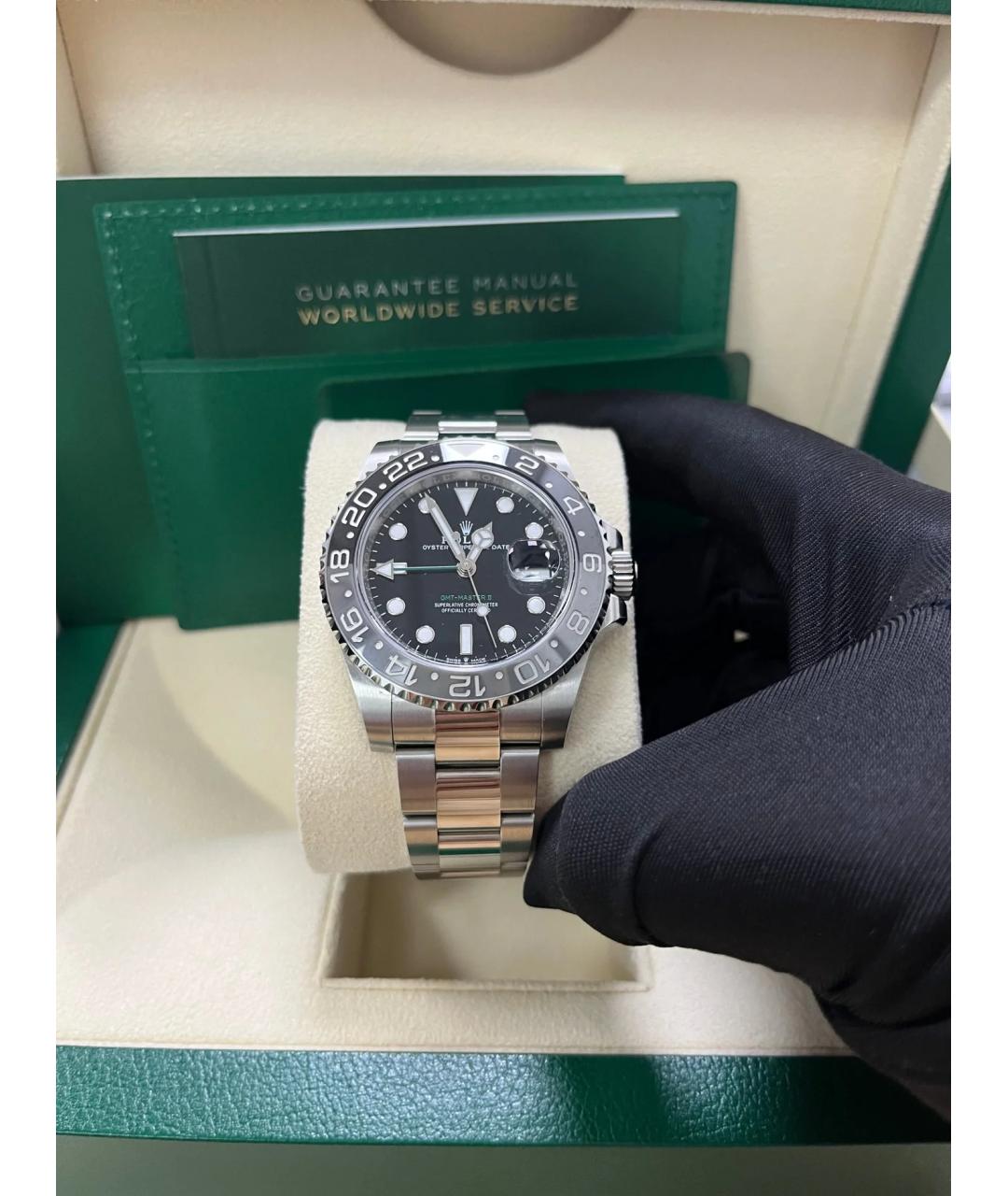 ROLEX Черные часы, фото 7