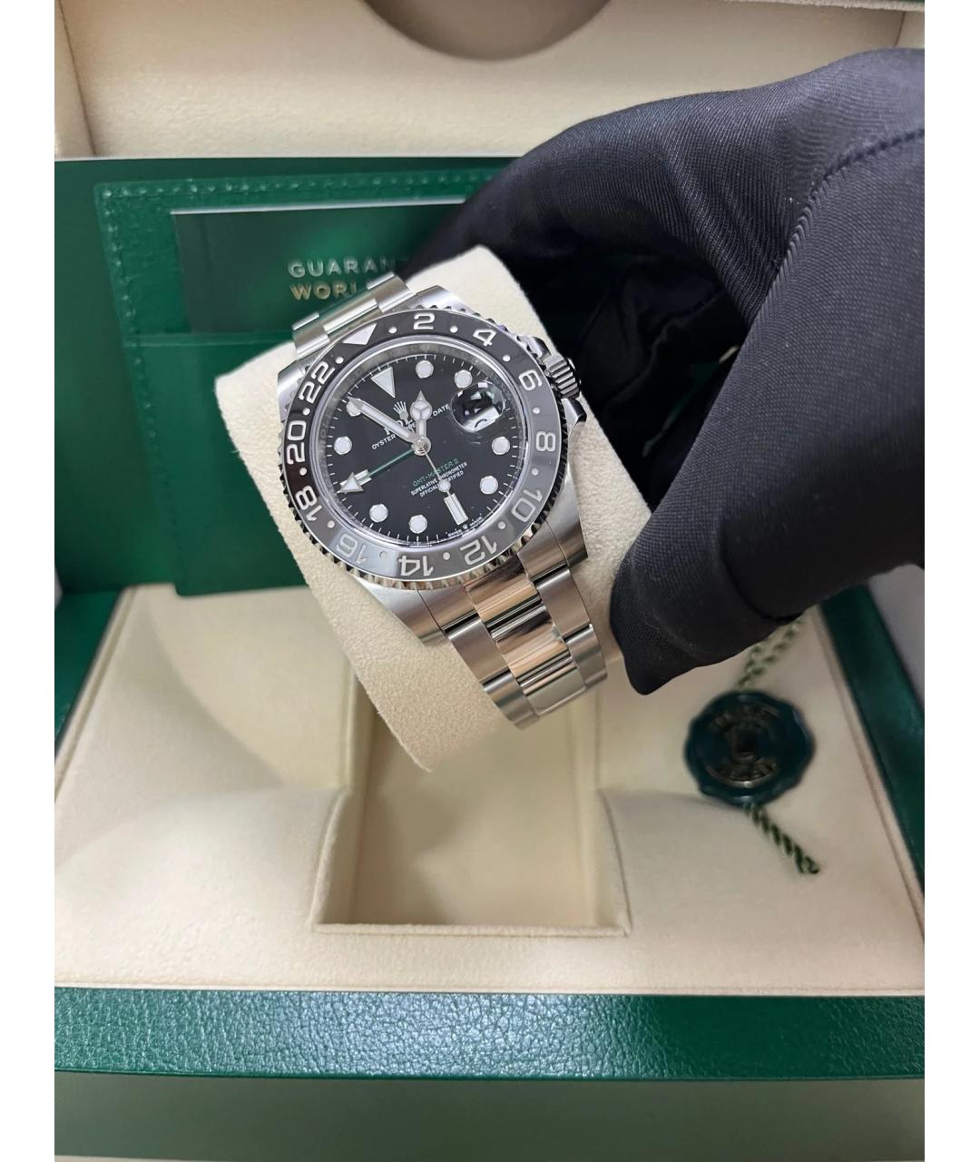 ROLEX Черные часы, фото 3