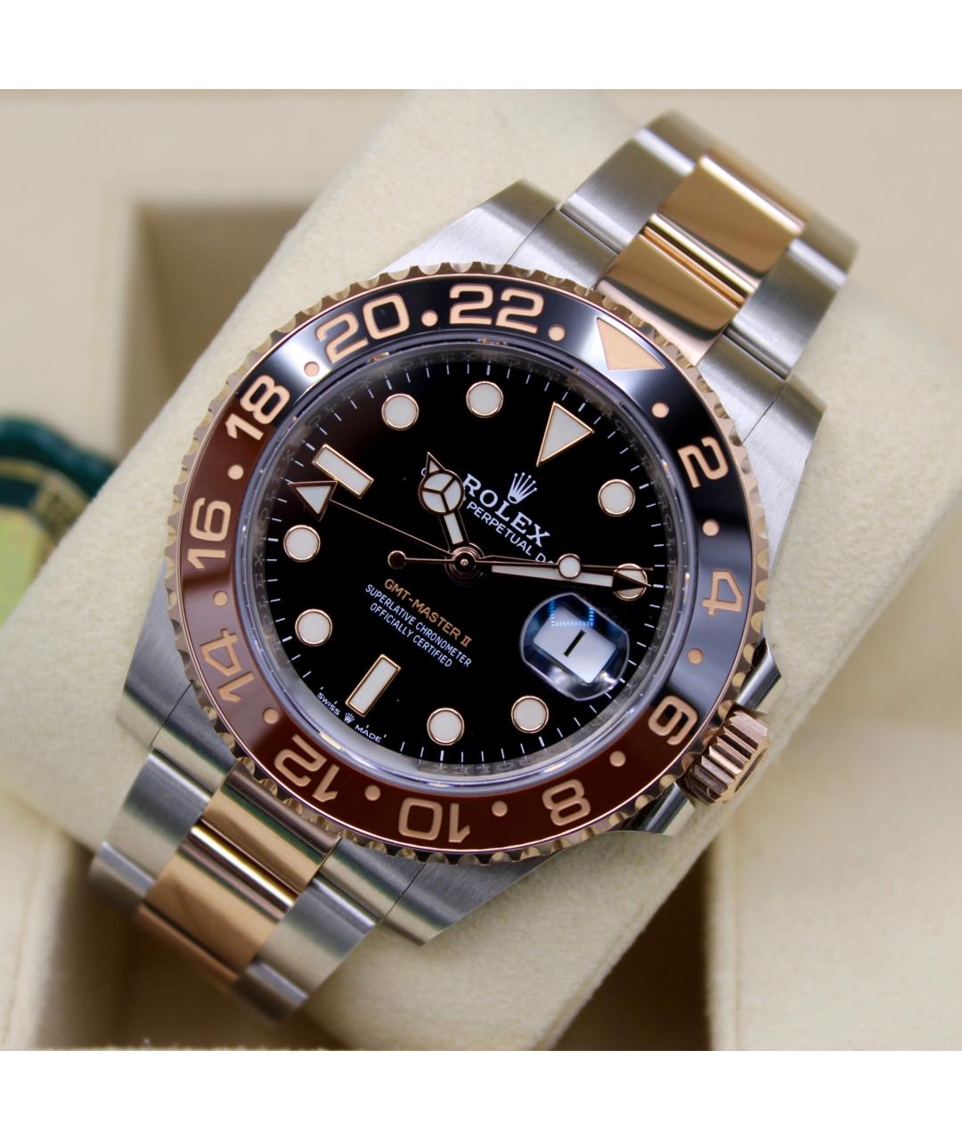 ROLEX Черные часы, фото 4