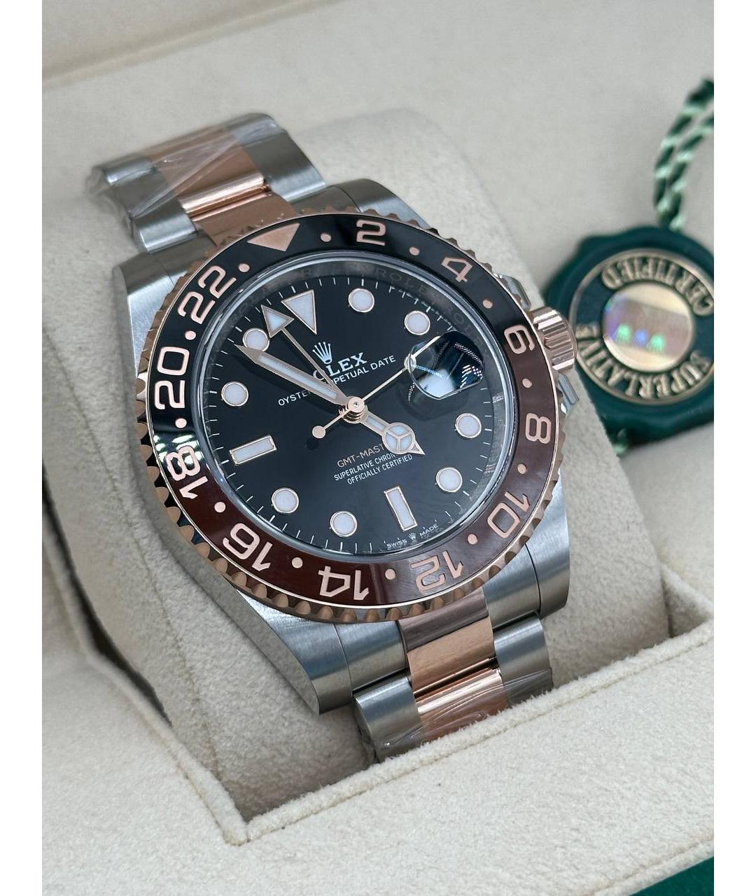 ROLEX Черные часы, фото 2
