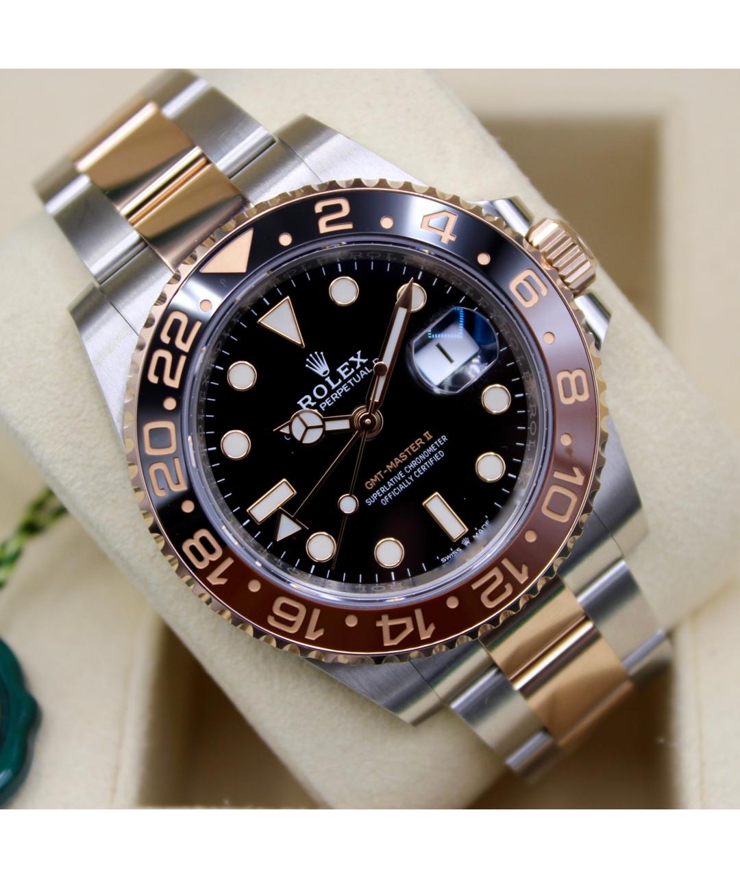 ROLEX Черные часы, фото 3