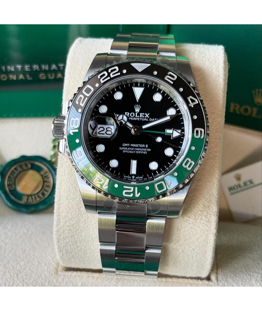 ROLEX Черные часы, фото 2