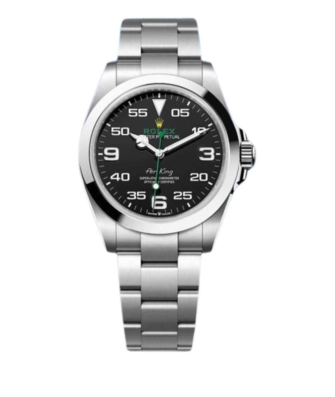 ROLEX Черные часы, фото 1