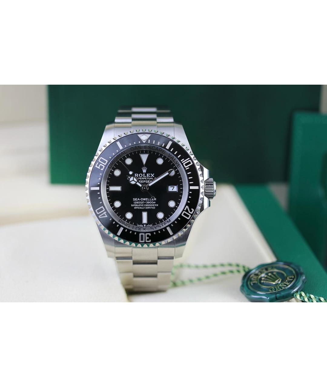 ROLEX Черные часы, фото 4