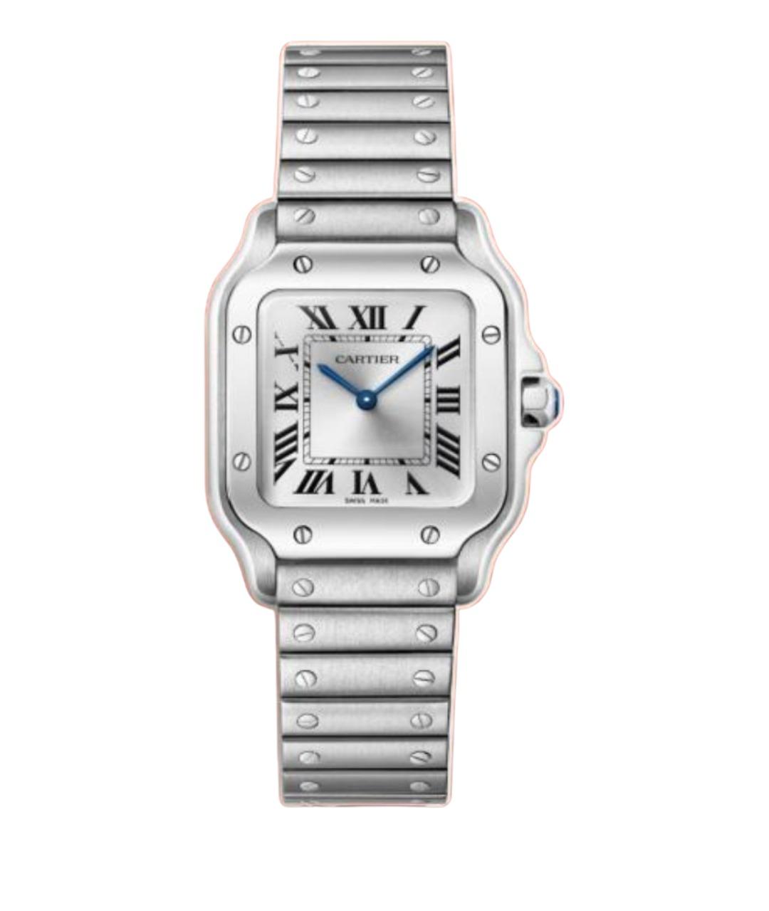 CARTIER Белые часы, фото 2