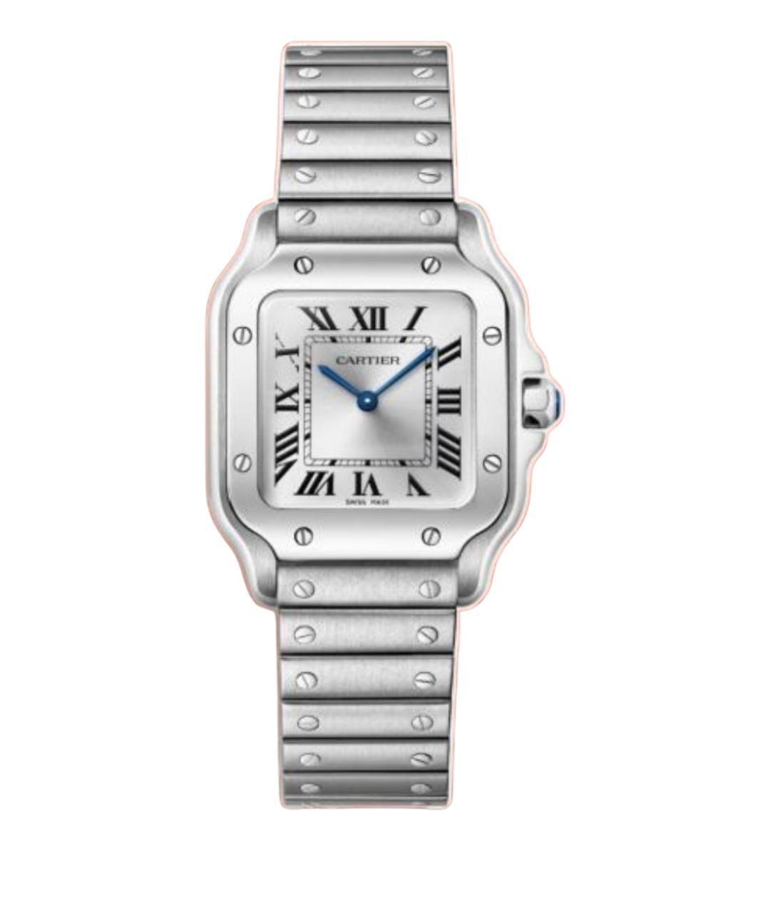 CARTIER Белые часы, фото 1