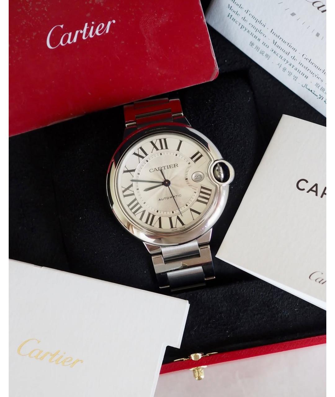CARTIER Серые часы, фото 3
