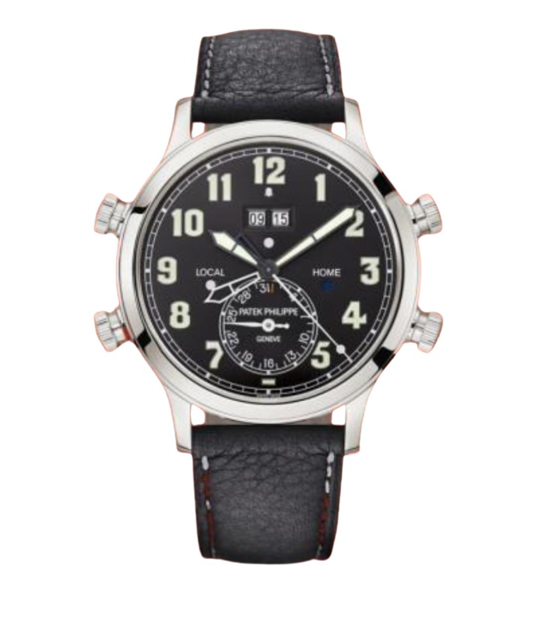PATEK PHILIPPE Черные платиновые часы, фото 1