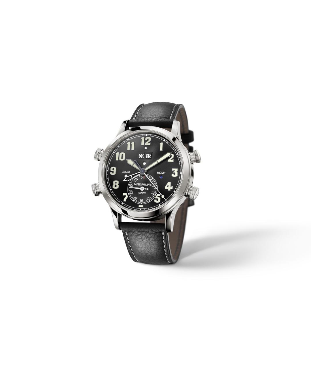 PATEK PHILIPPE Черные платиновые часы, фото 5