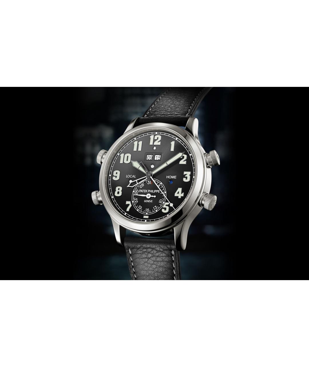 PATEK PHILIPPE Черные платиновые часы, фото 8