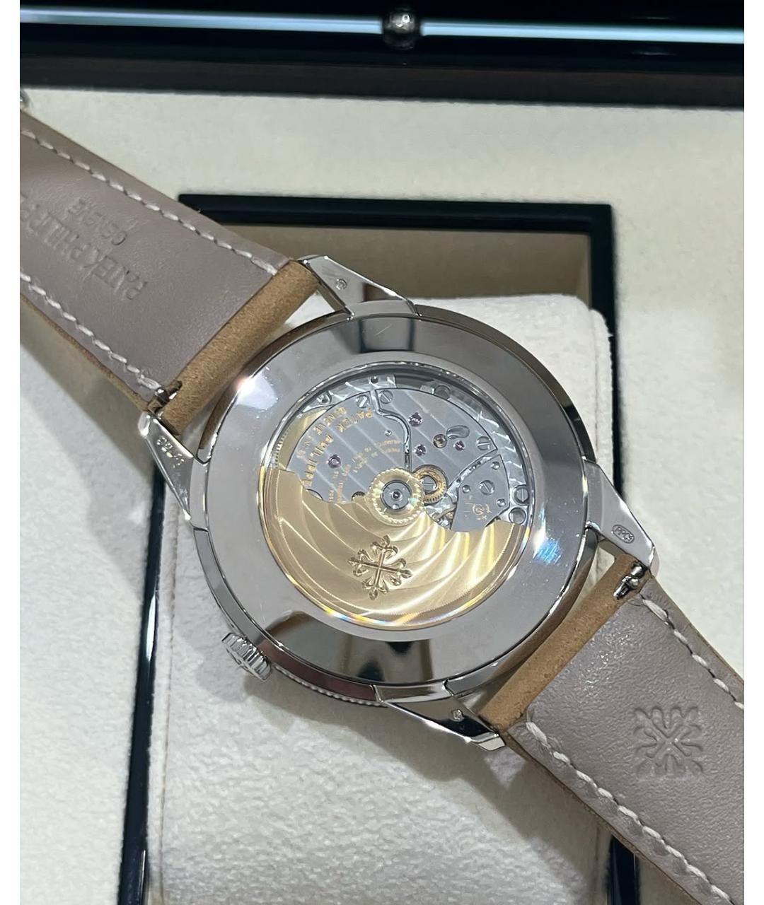 PATEK PHILIPPE Серые часы из белого золота, фото 4