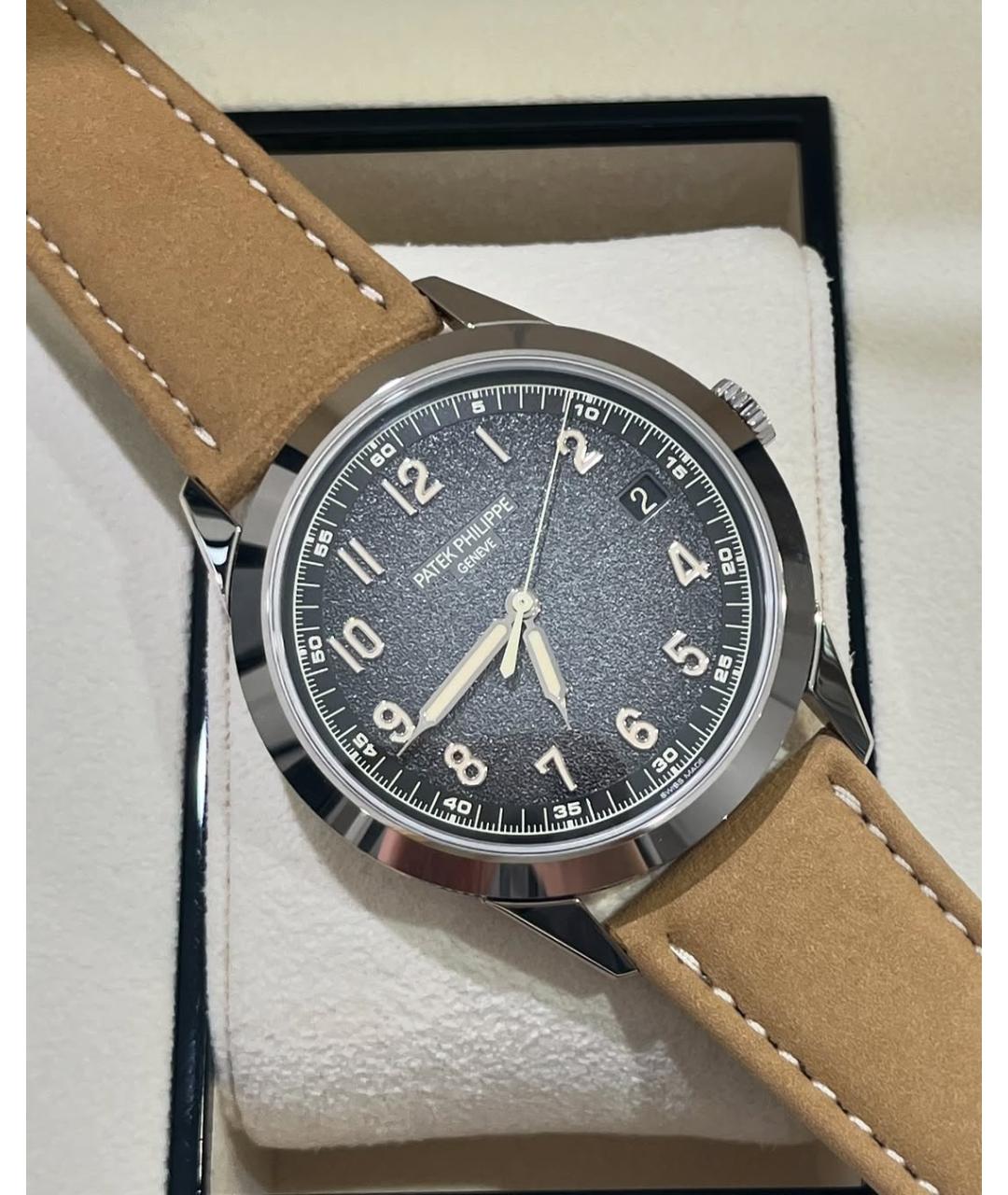 PATEK PHILIPPE Серые часы из белого золота, фото 5