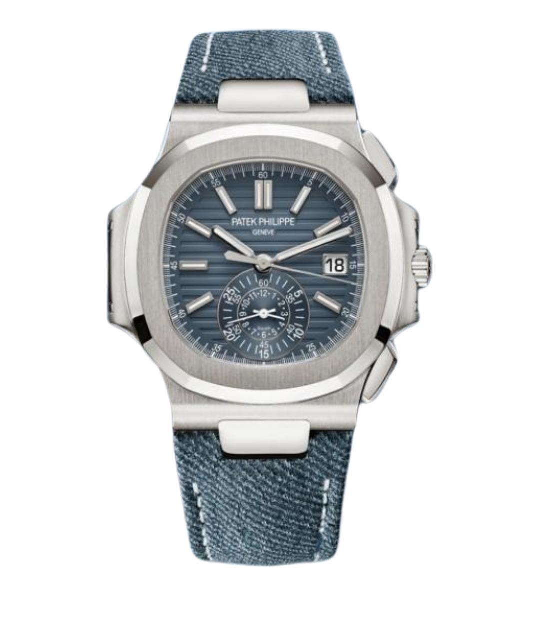 PATEK PHILIPPE Синие часы из белого золота, фото 1