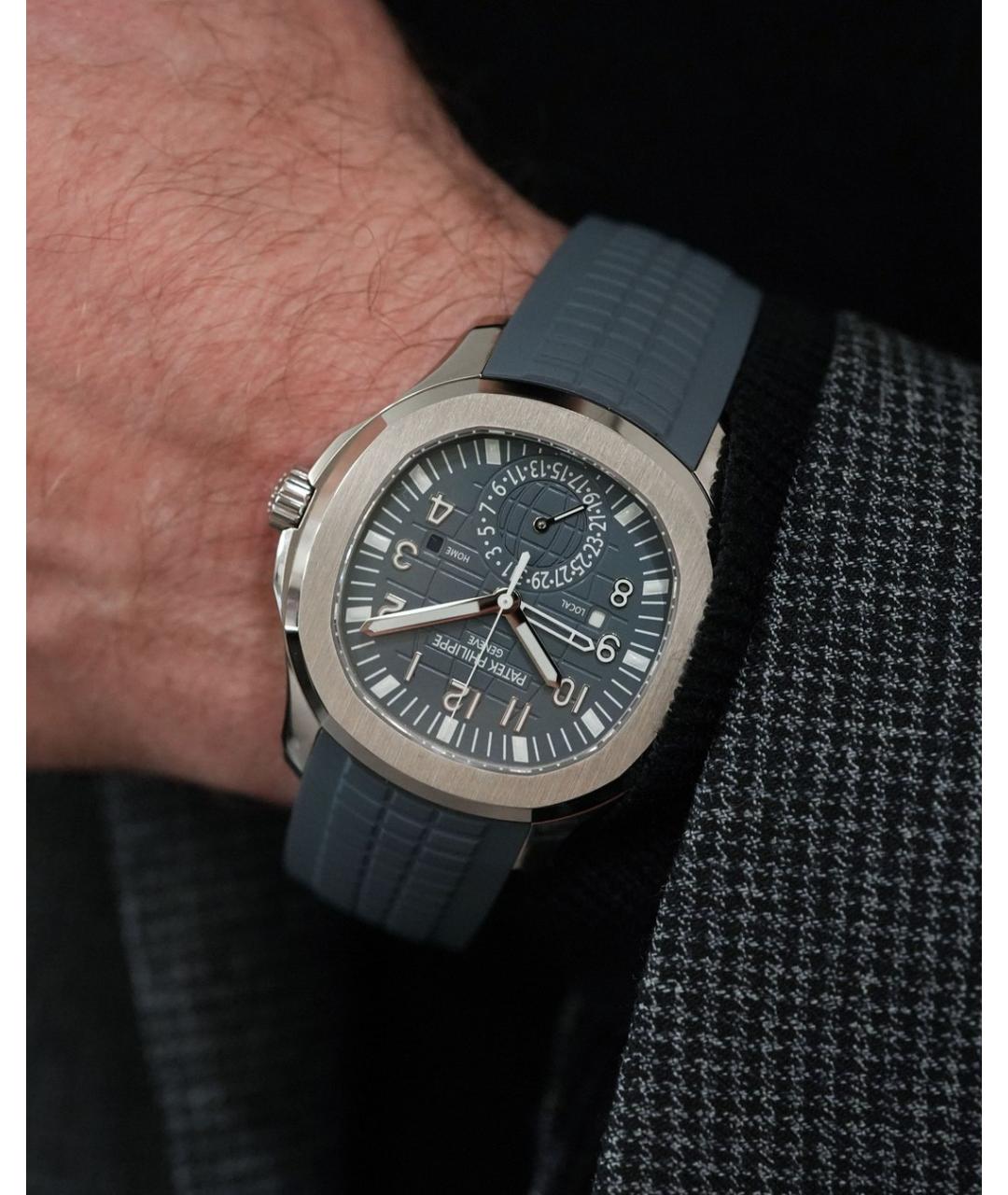 PATEK PHILIPPE Синие часы из белого золота, фото 5