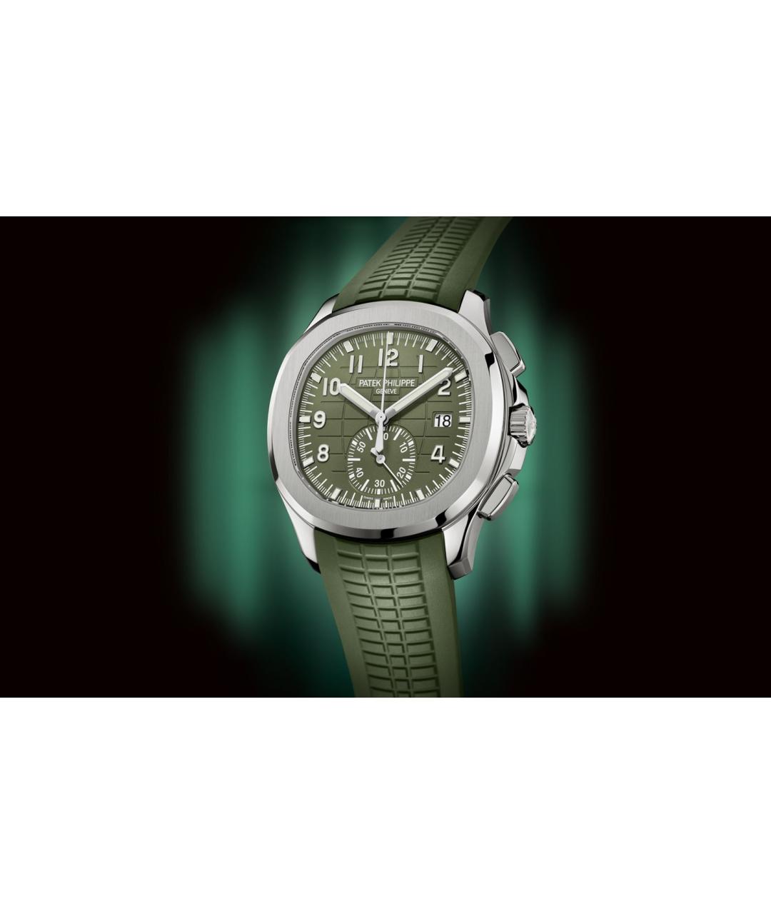 PATEK PHILIPPE Зеленые часы из белого золота, фото 8