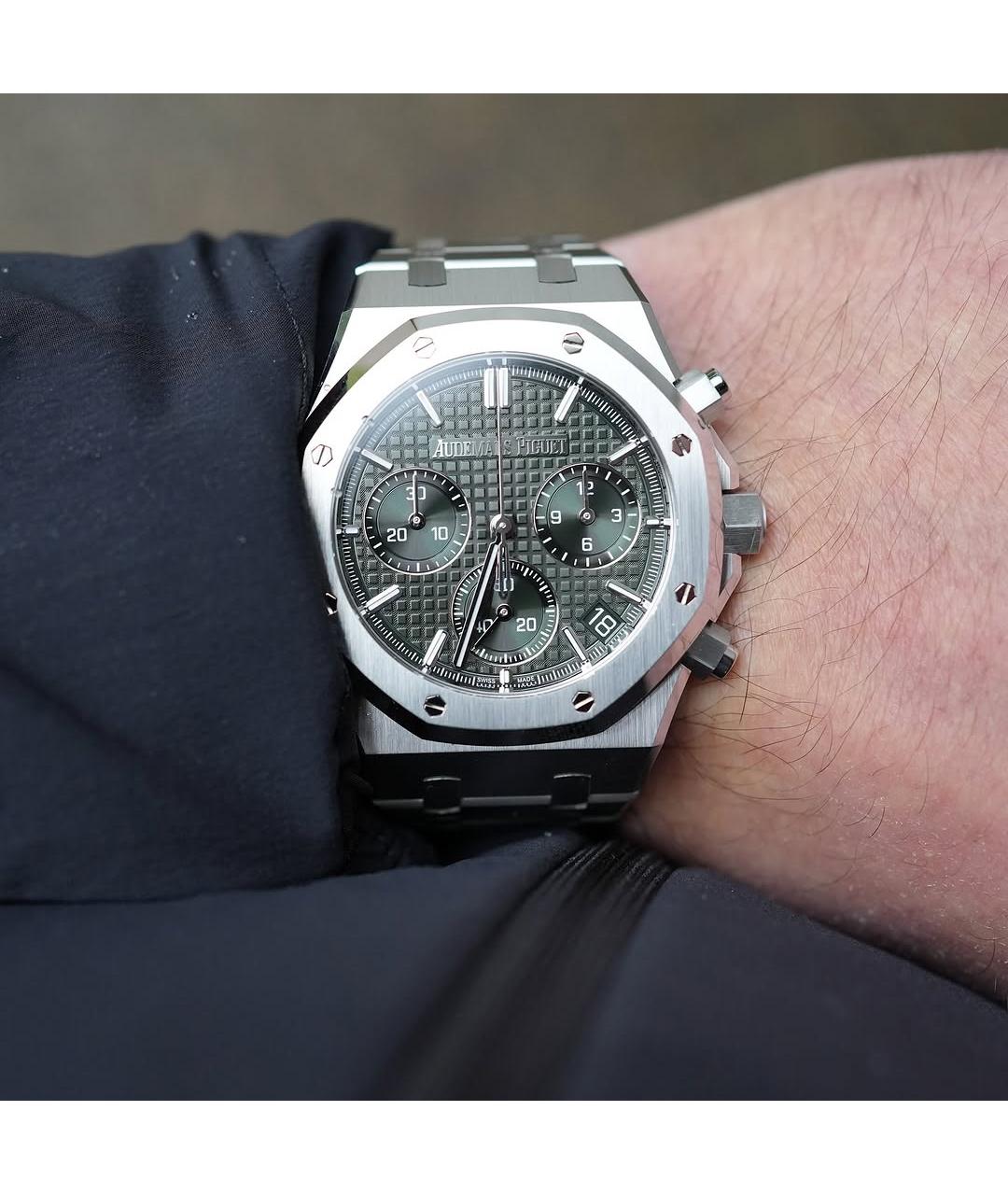 Audemars Piguet Зеленые часы, фото 4