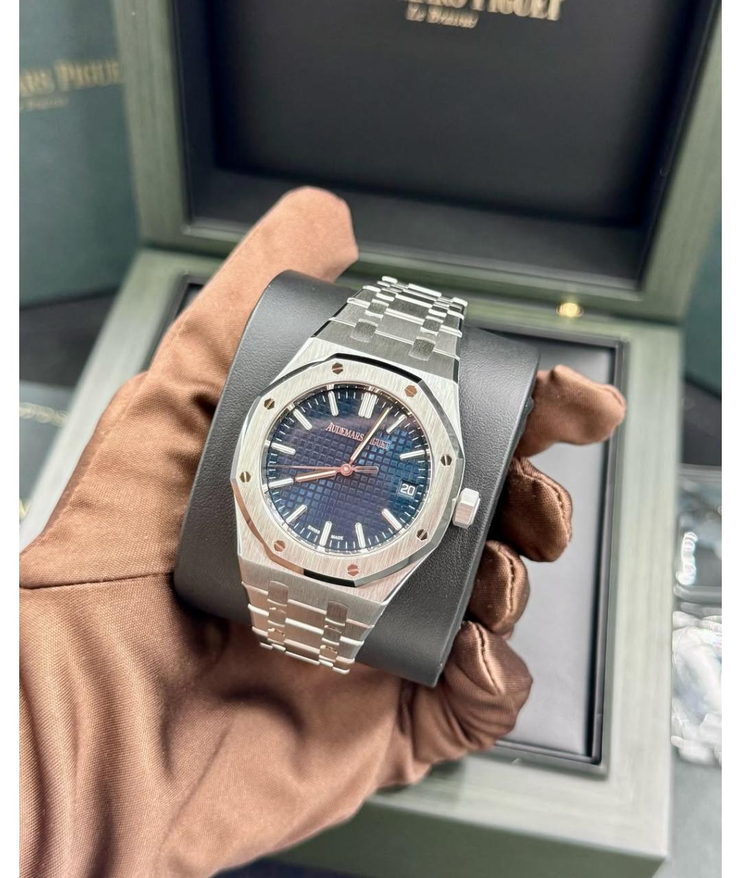 Audemars Piguet Синие часы, фото 2