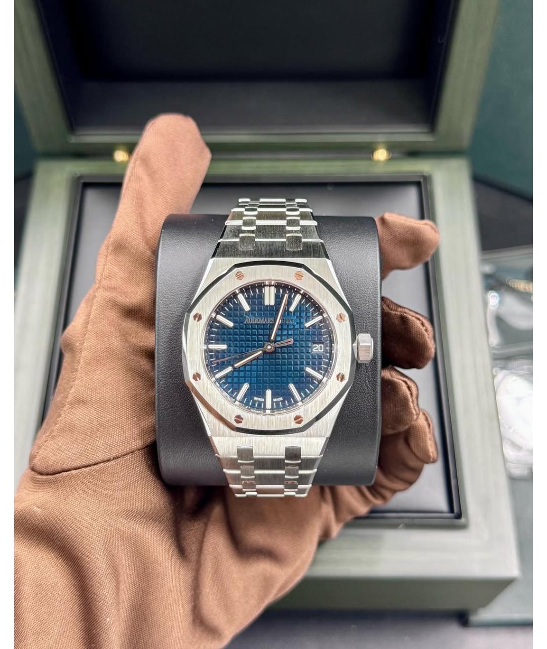 Audemars Piguet Синие часы, фото 8