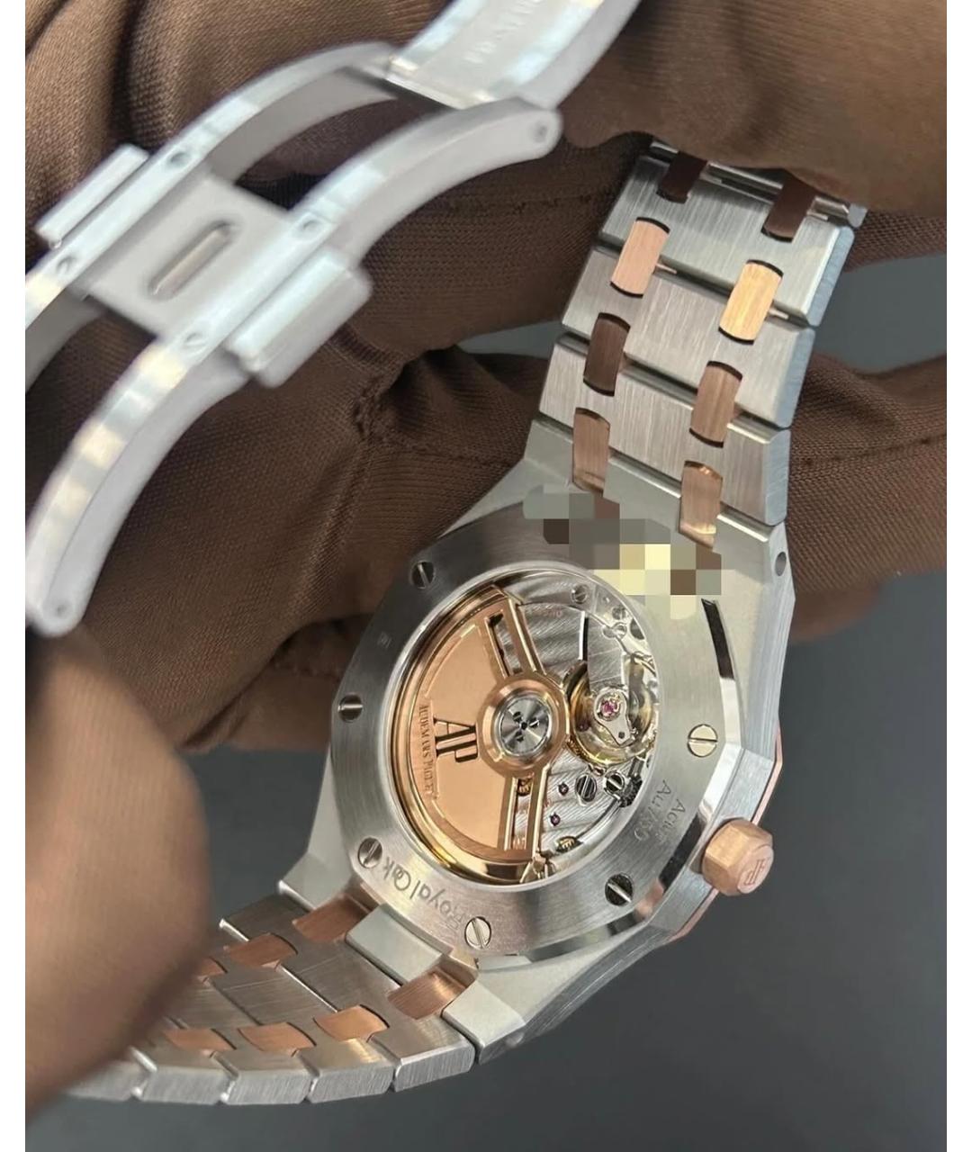 Audemars Piguet Серые часы из розового золота, фото 4