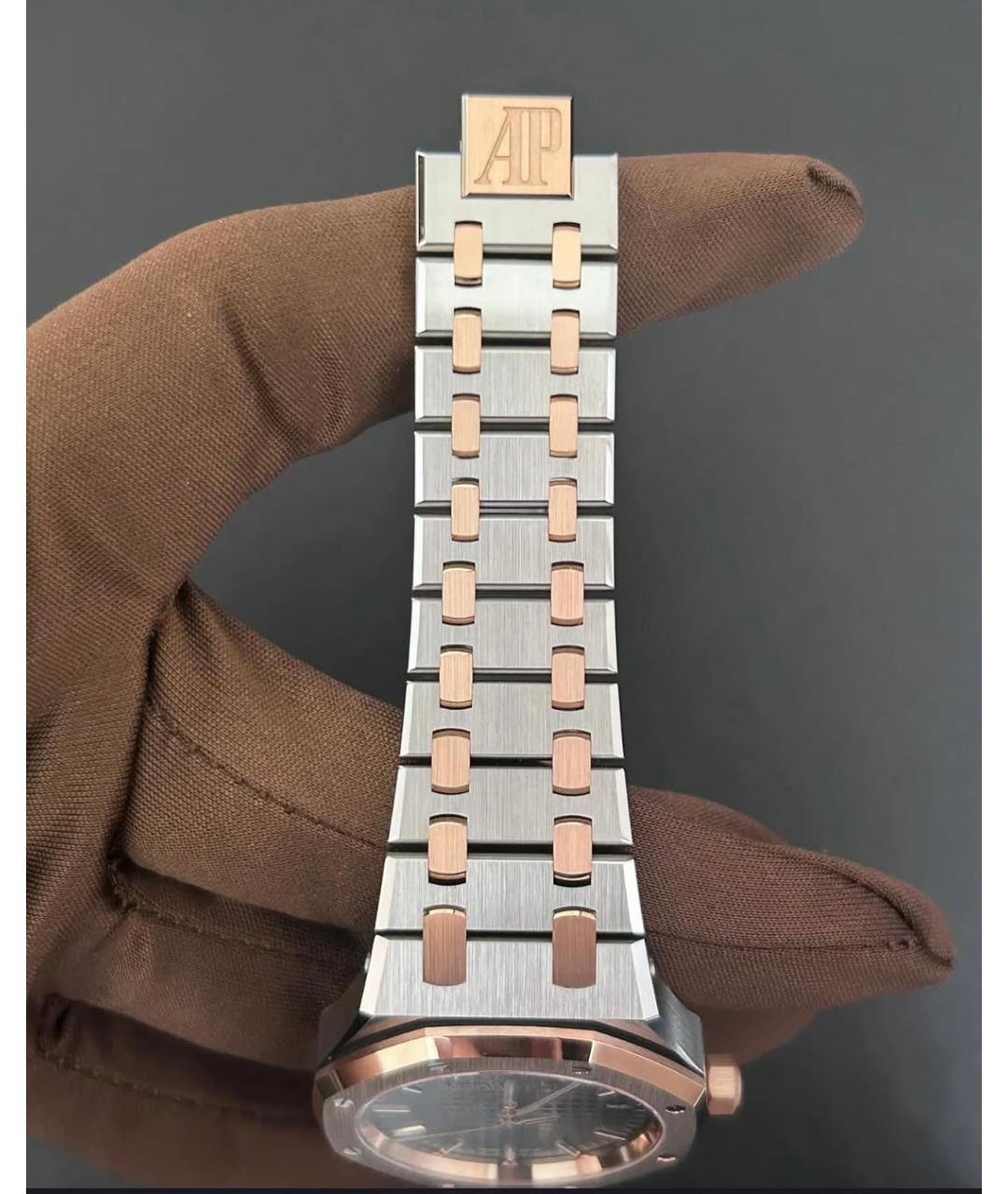 Audemars Piguet Серые часы из розового золота, фото 3