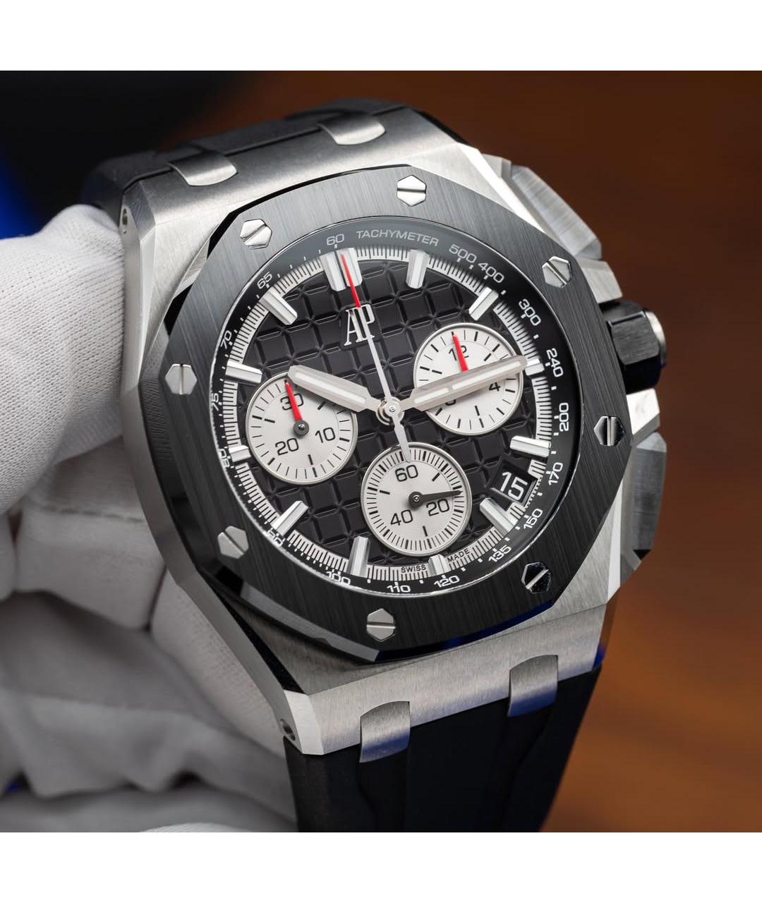 Audemars Piguet Черные керамические часы, фото 2
