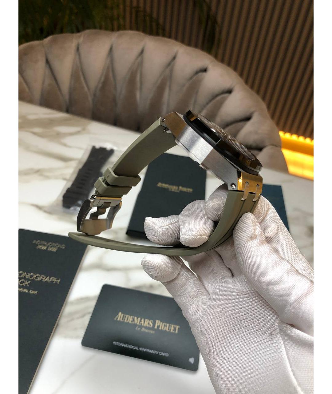 Audemars Piguet Коричневые керамические часы, фото 3