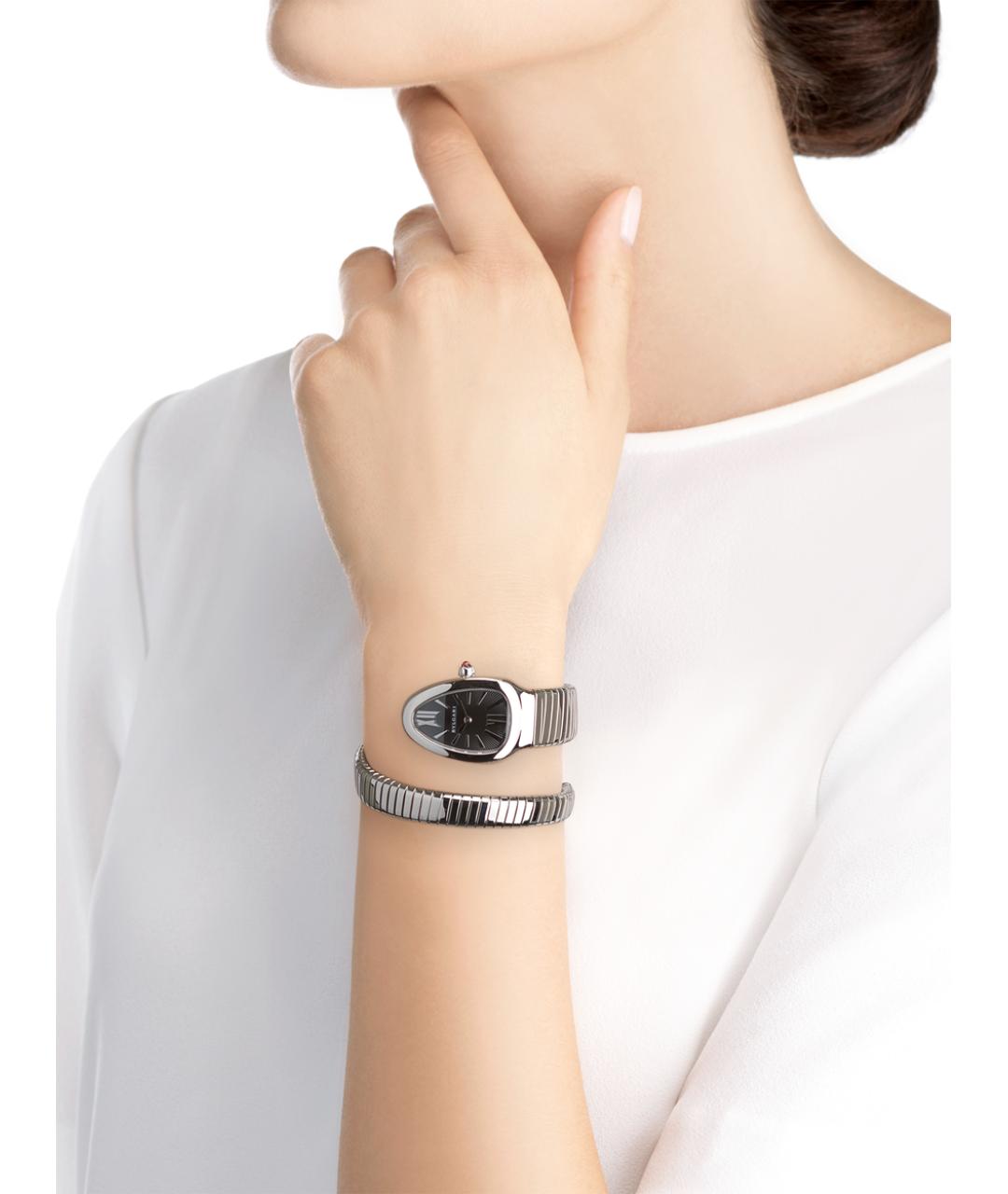 BVLGARI Черные часы, фото 4
