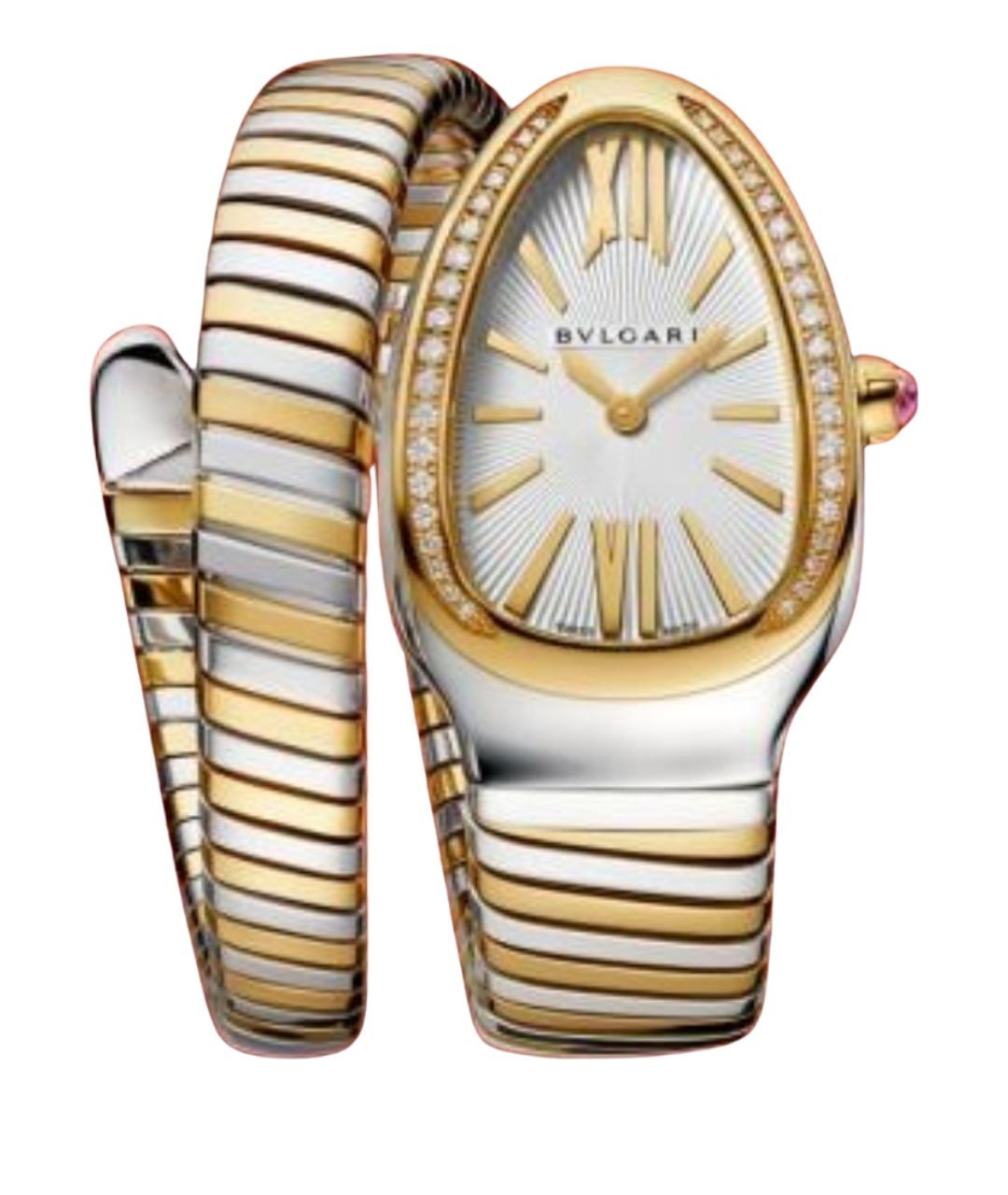 BVLGARI Золотые часы из желтого золота, фото 1